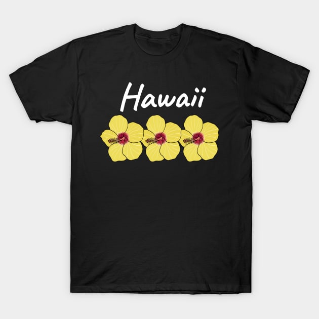 Hawaii Hibiscus State Flower T-Shirt by SunburstGeo